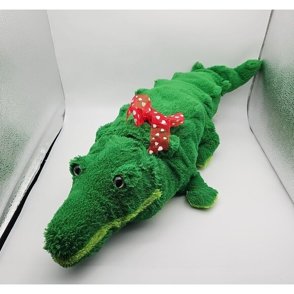 Dan Dee Large Soft Green Crocodile Alligator Plush 34” Stuffed Animal - READ - Picture 1 of 12